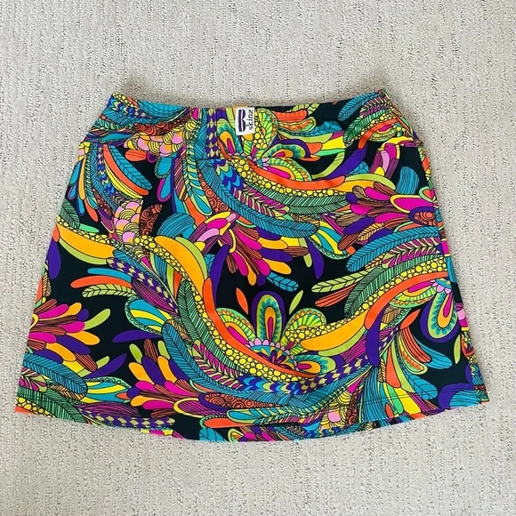 B Skinz Golf Skort Mardi Gras - Picture 2 of 8